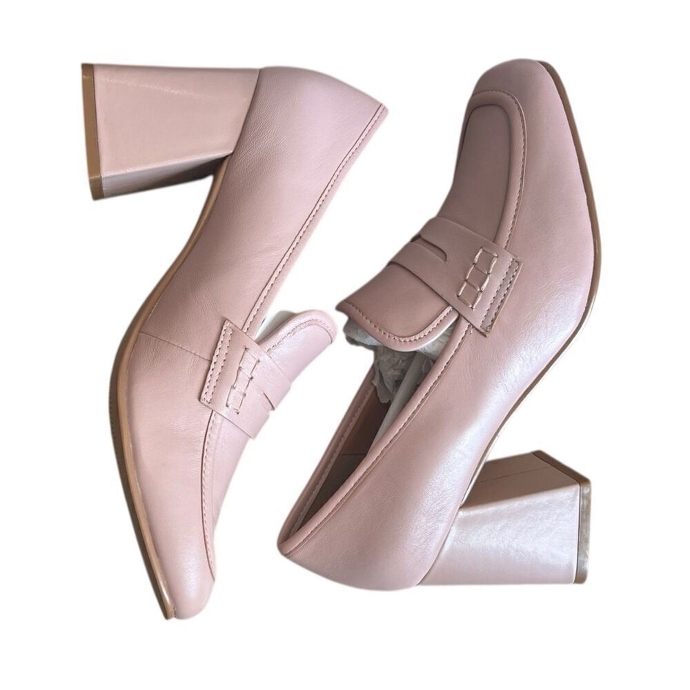 Lisa Vicky Pink Moxie Block Heel Pump 8